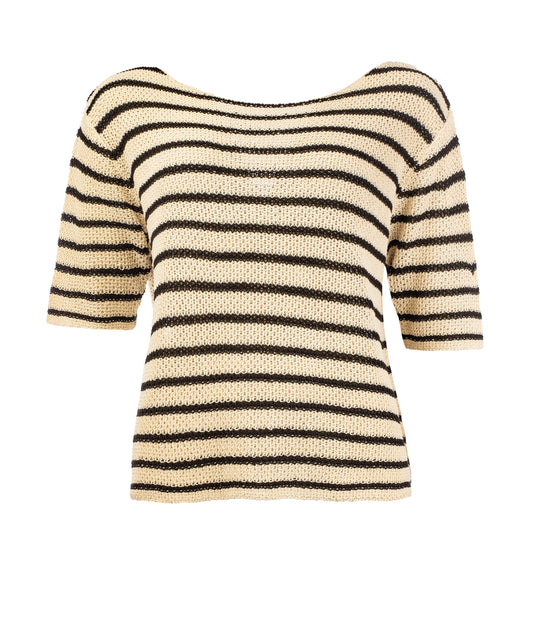 Ro Crepe Stripe | Sand