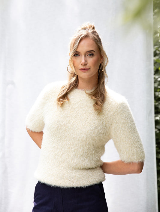 Shifra Lurex | Creme
