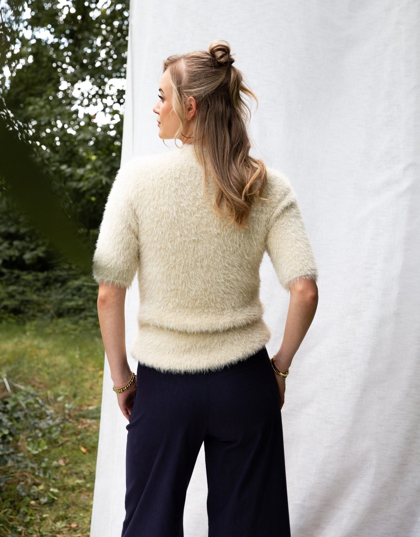 Shifra Lurex | Creme
