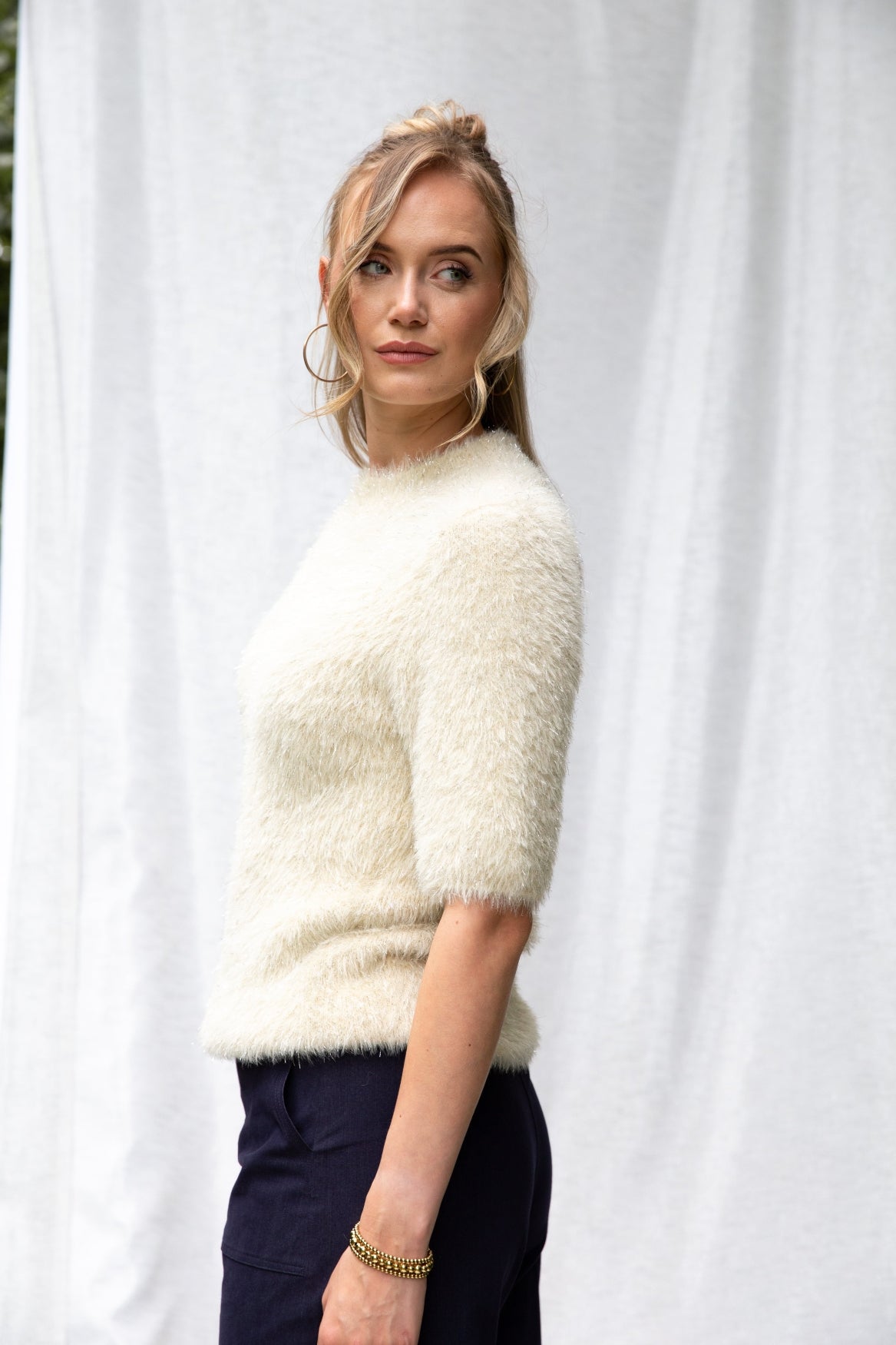 Shifra Lurex | Creme