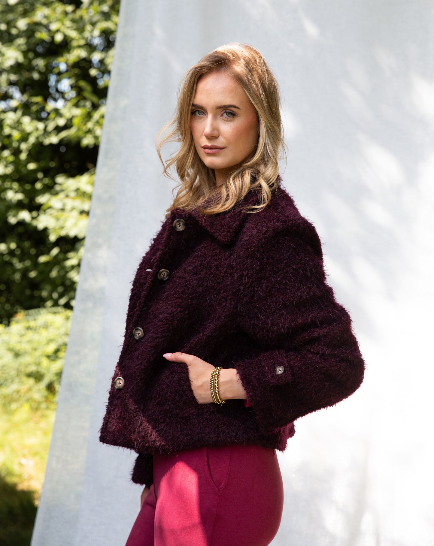 Senna Fancy Teddy | Bordeaux