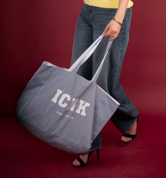 Dize Bag Logo Print | Navy