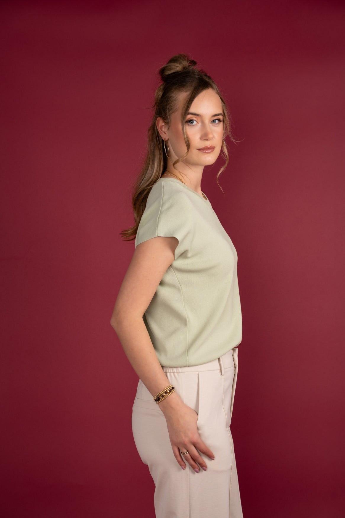 Rinske crepe rib | Mint