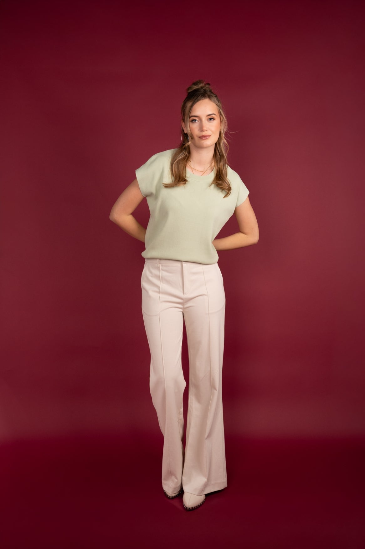 Broek Jedde Structured Punta | Sand