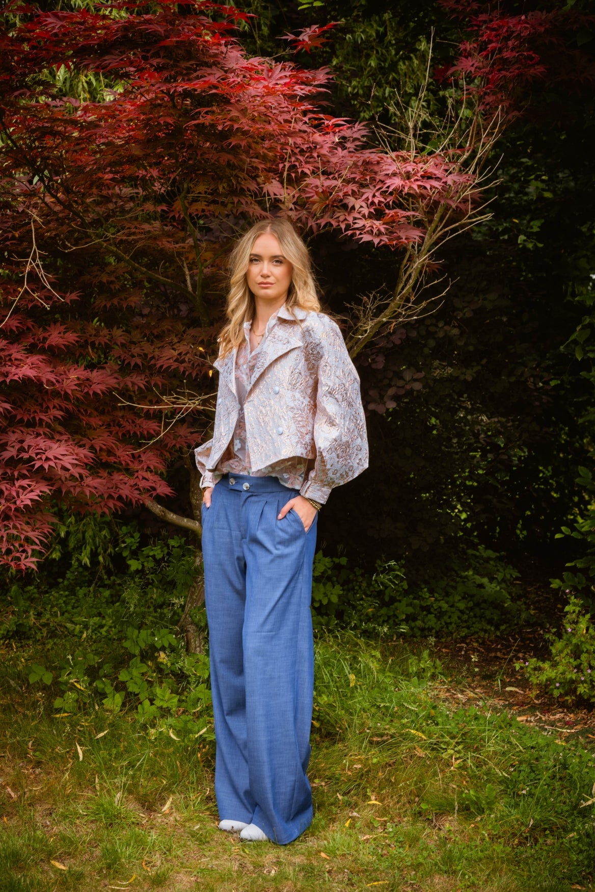 Blouse Ninne Mesh Cordella | Salmon