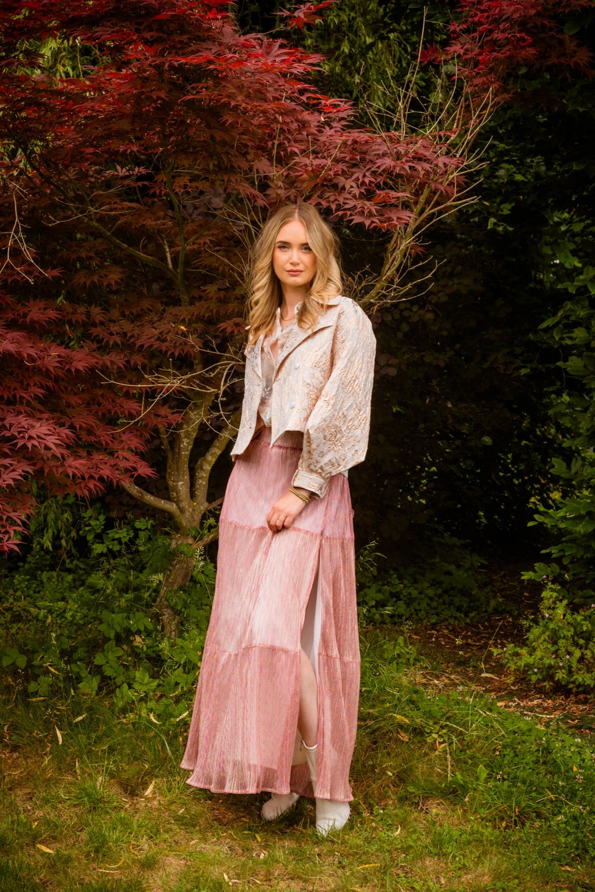 Blouse Ninne Mesh Cordella | Salmon