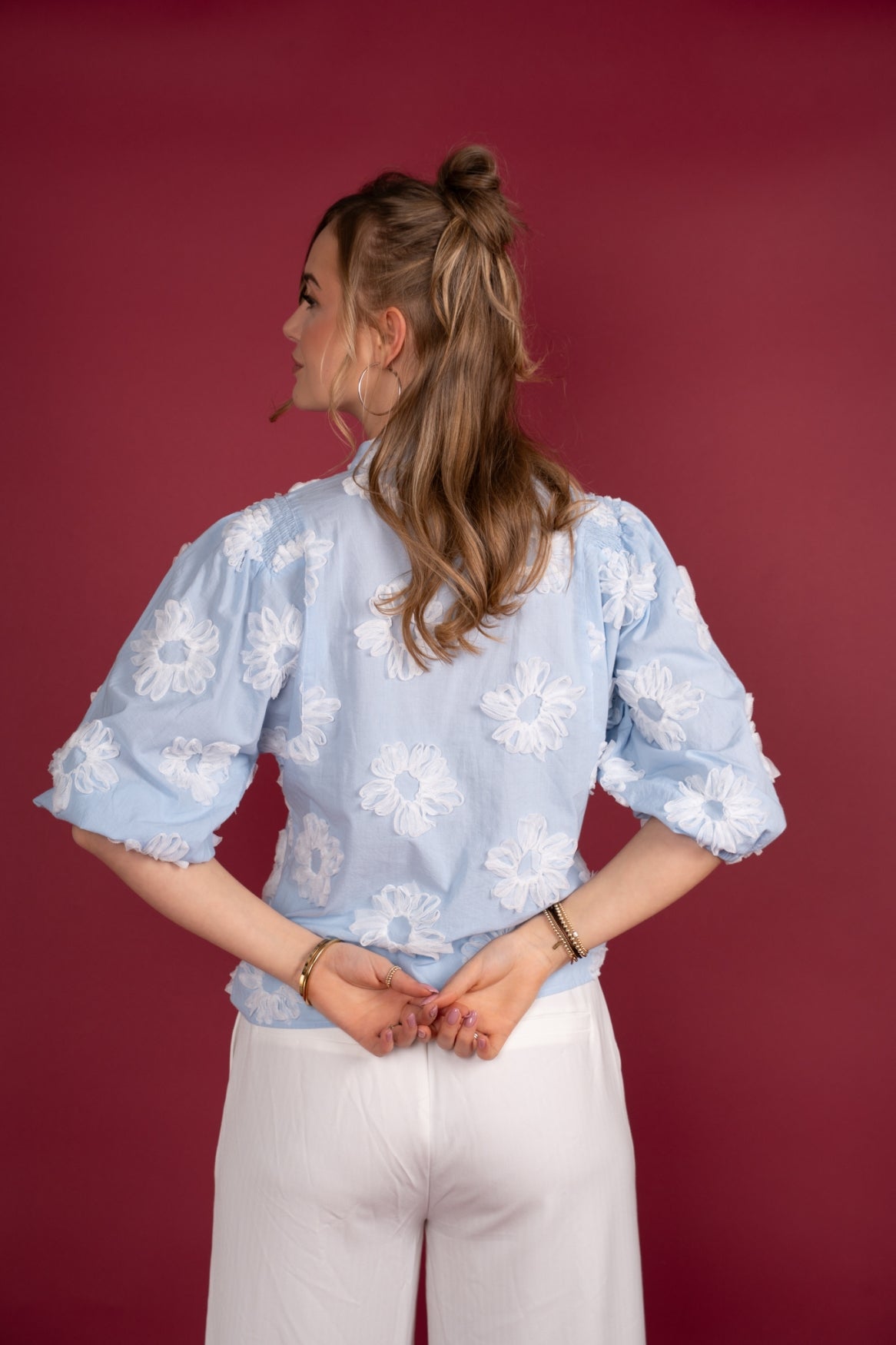 Job Cordella Sun Flower | Bleu