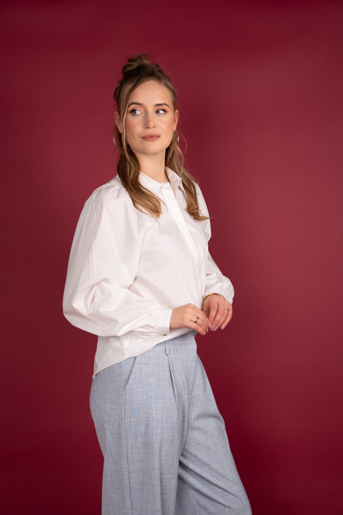 Lexie Poplin | White