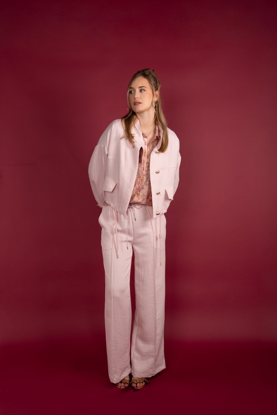 Jasje Cleo Twill | Salmon