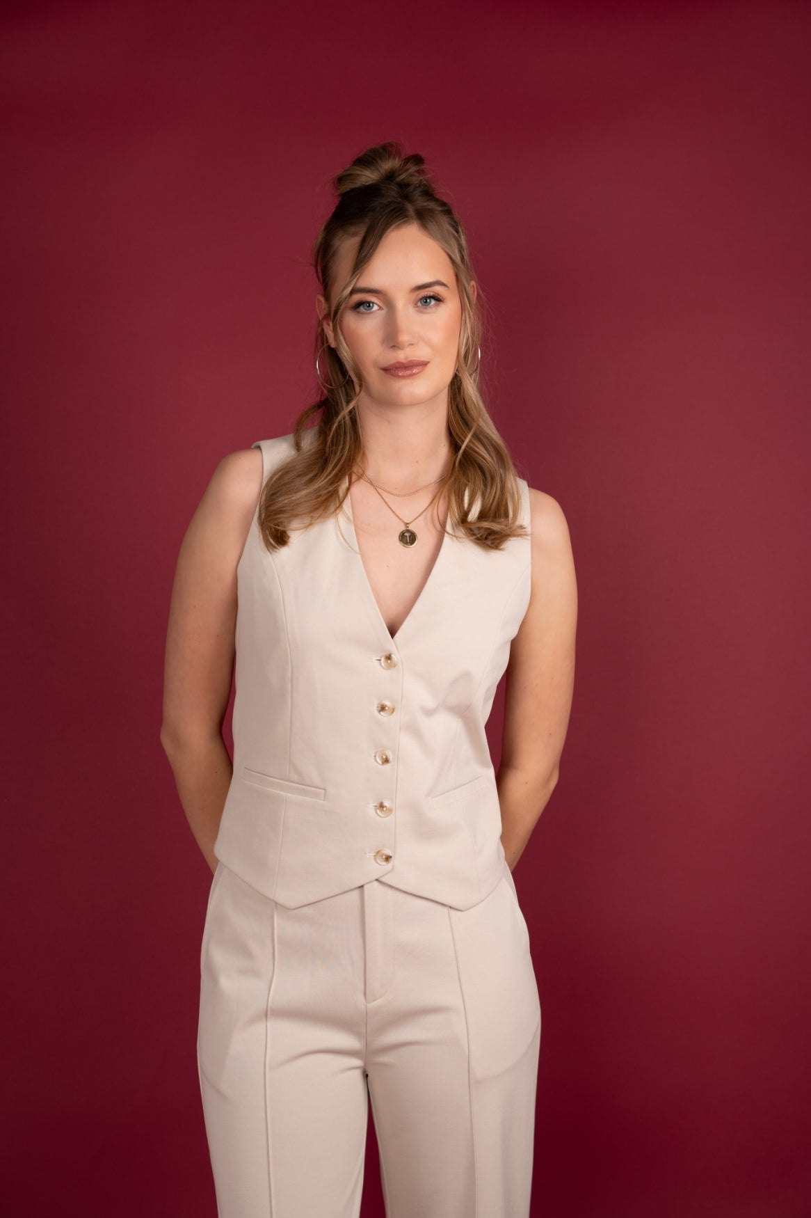 Gilet Jeska Structured Punta | Sand