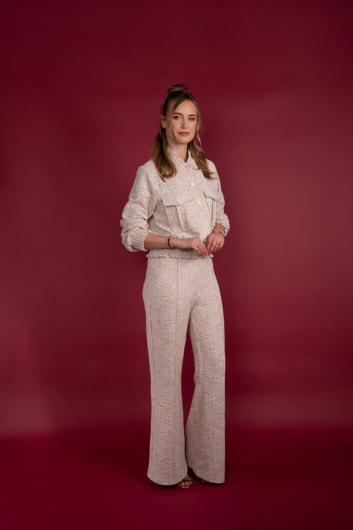 Jasje Cosa Coloured Knitted Jacquard | Colored