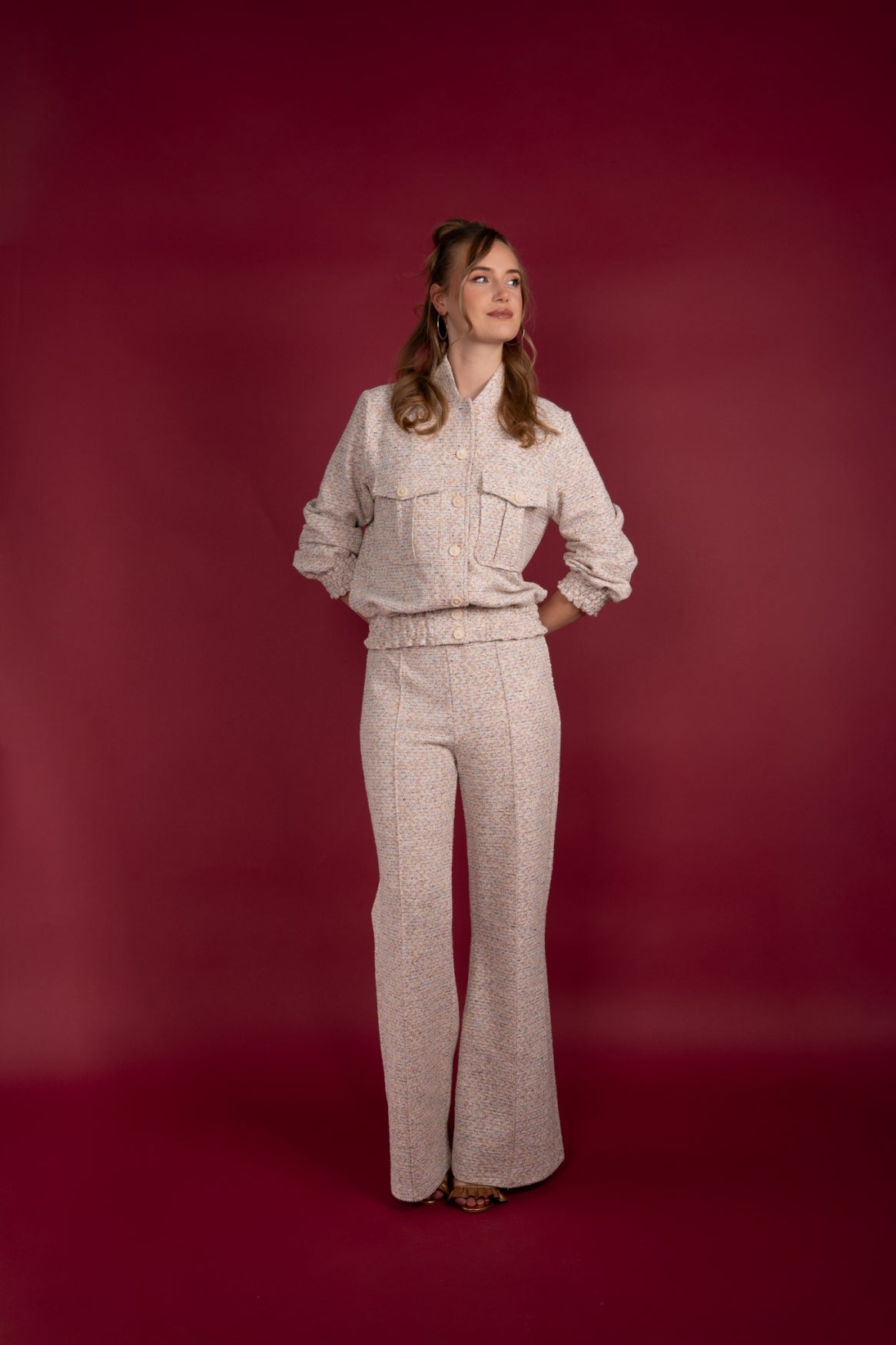 Jasje Cosa Coloured Knitted Jacquard | Colored