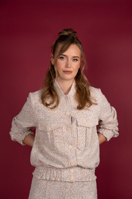 Jasje Cosa Coloured Knitted Jacquard | Colored