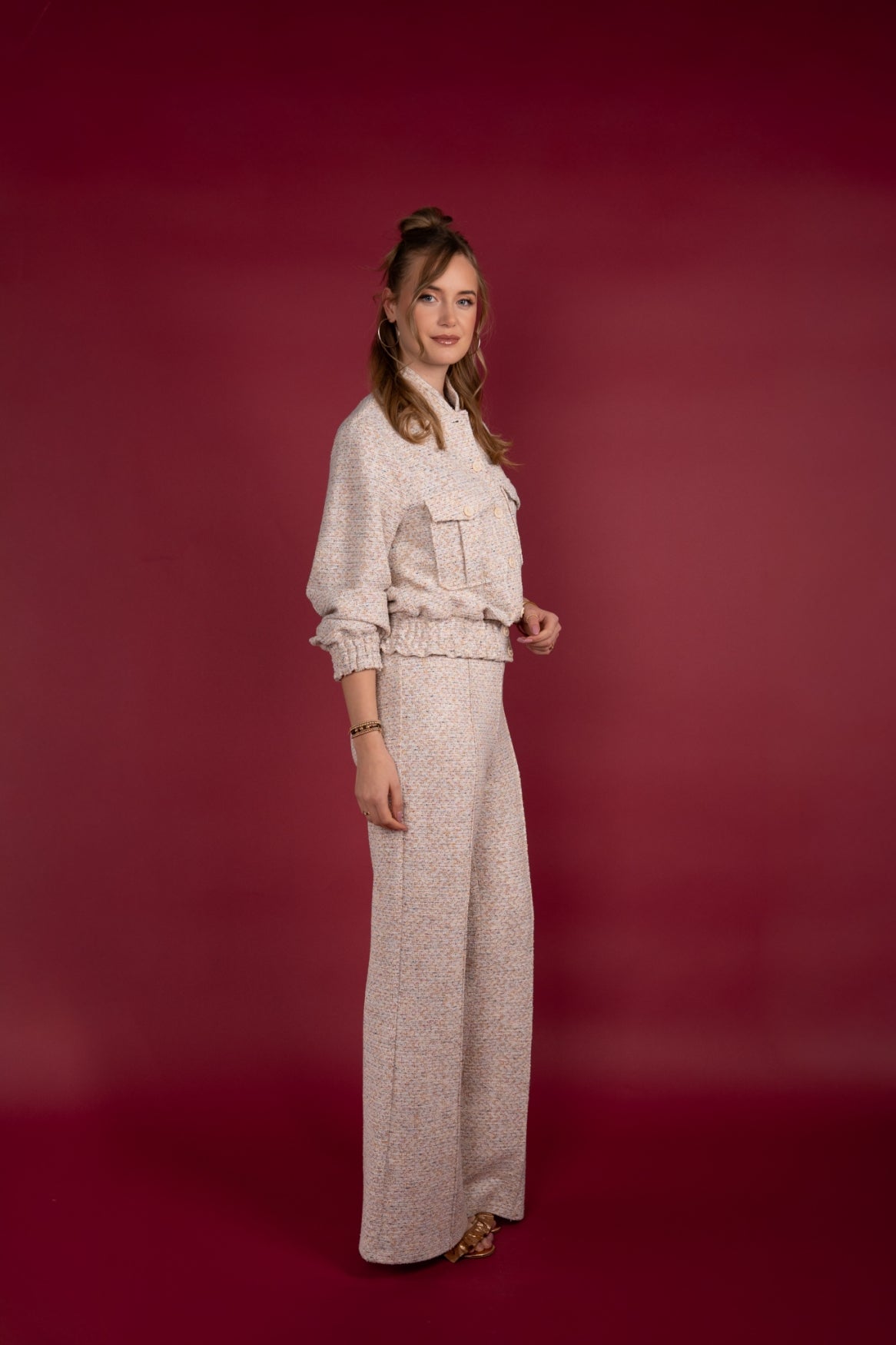 Jasje Cosa Coloured Knitted Jacquard | Colored