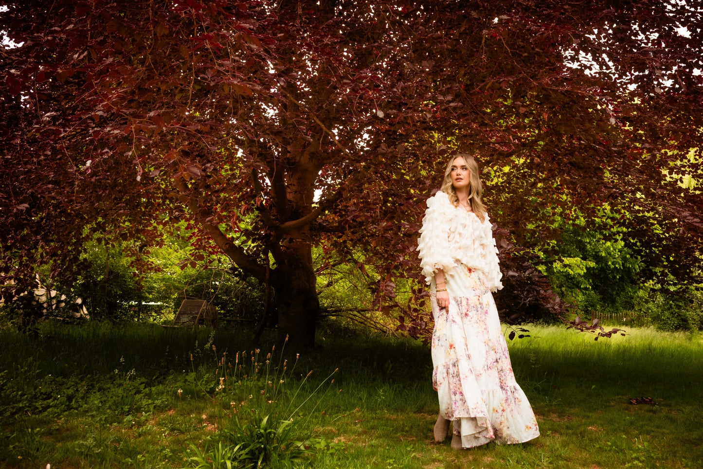 Top Nicci Lasercut Circles | Off White