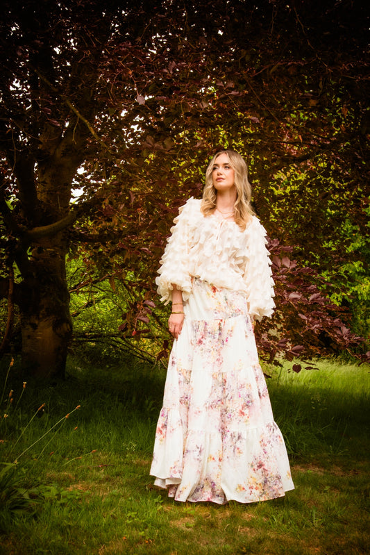 Rok Celine Flower Lurex | Colored