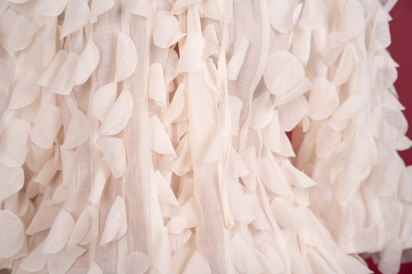 Top Nicci Lasercut Circles | Off White