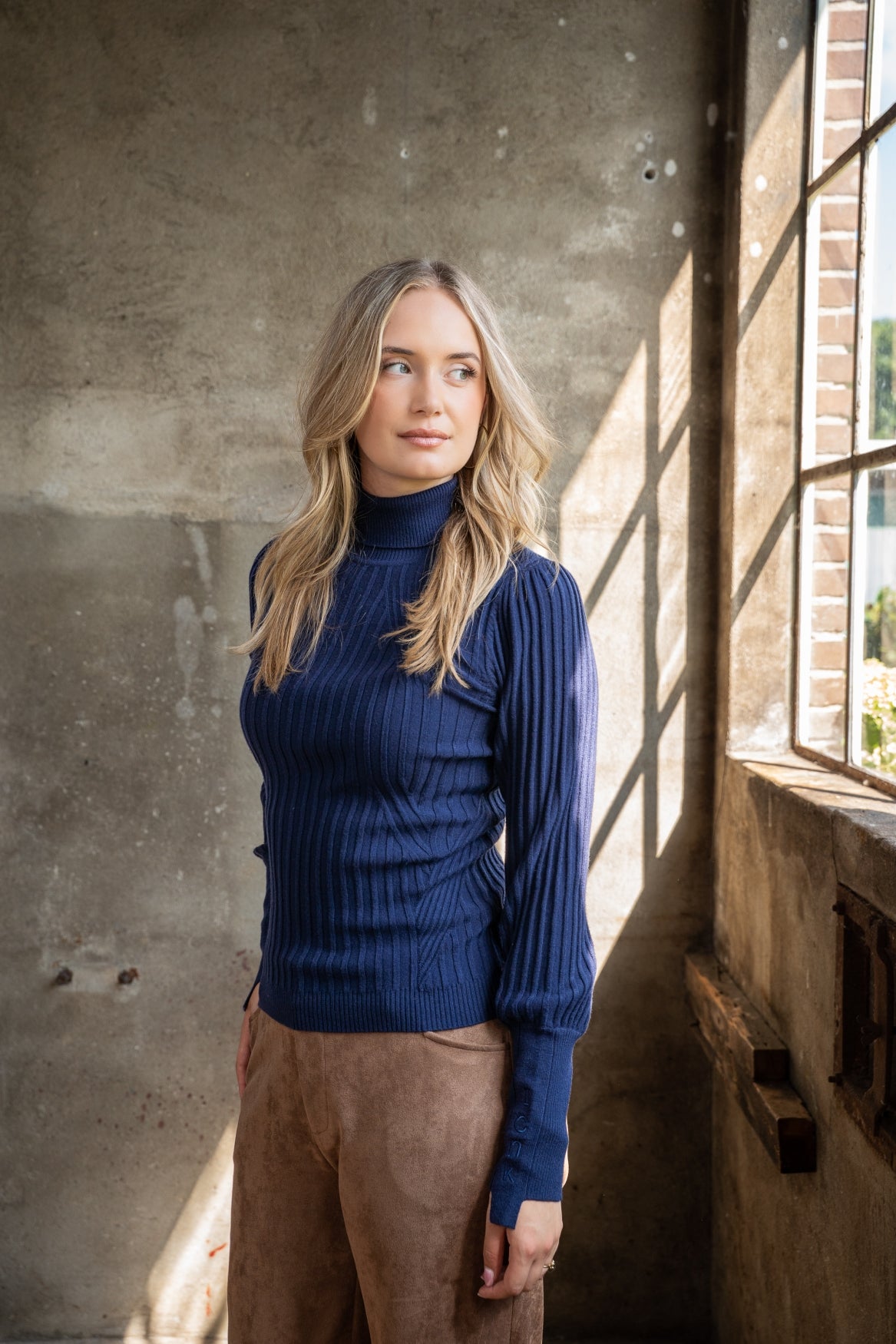 Trui Anury Fine Knit | Navy
