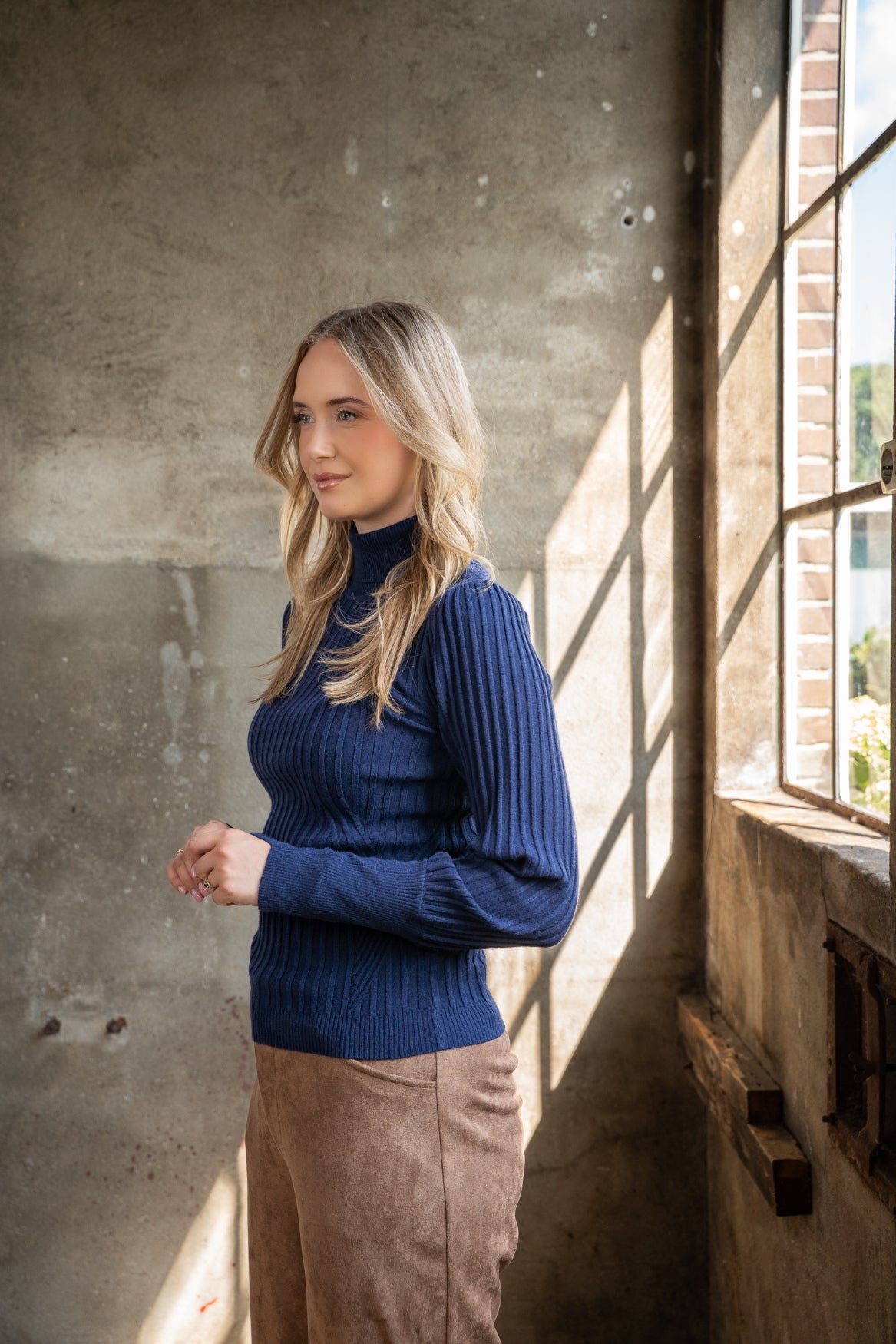 Trui Anury Fine Knit | Navy