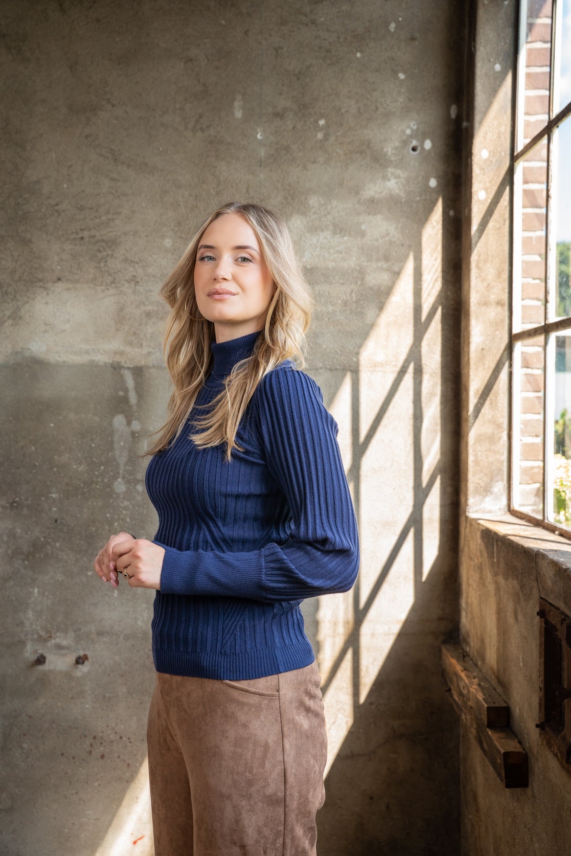 Trui Anury Fine Knit | Navy