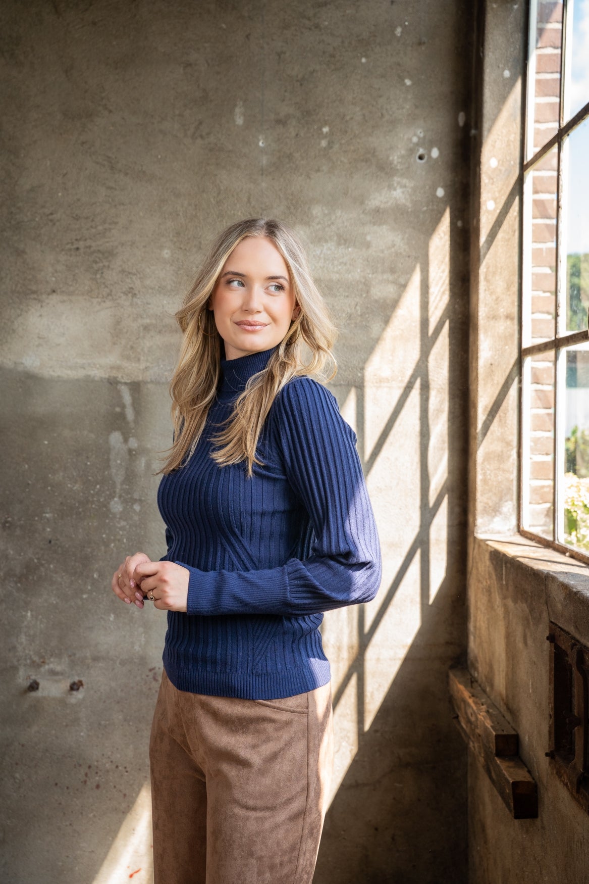 Trui Anury Fine Knit | Navy
