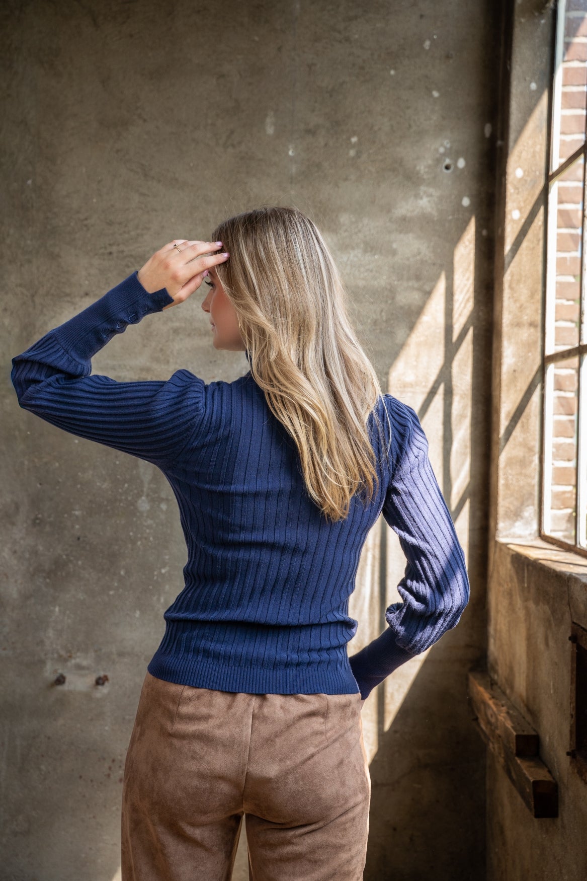 Trui Anury Fine Knit | Navy