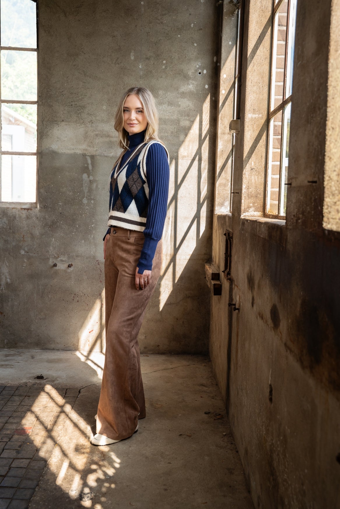 Pantalon Sheffield Suedine | Brown