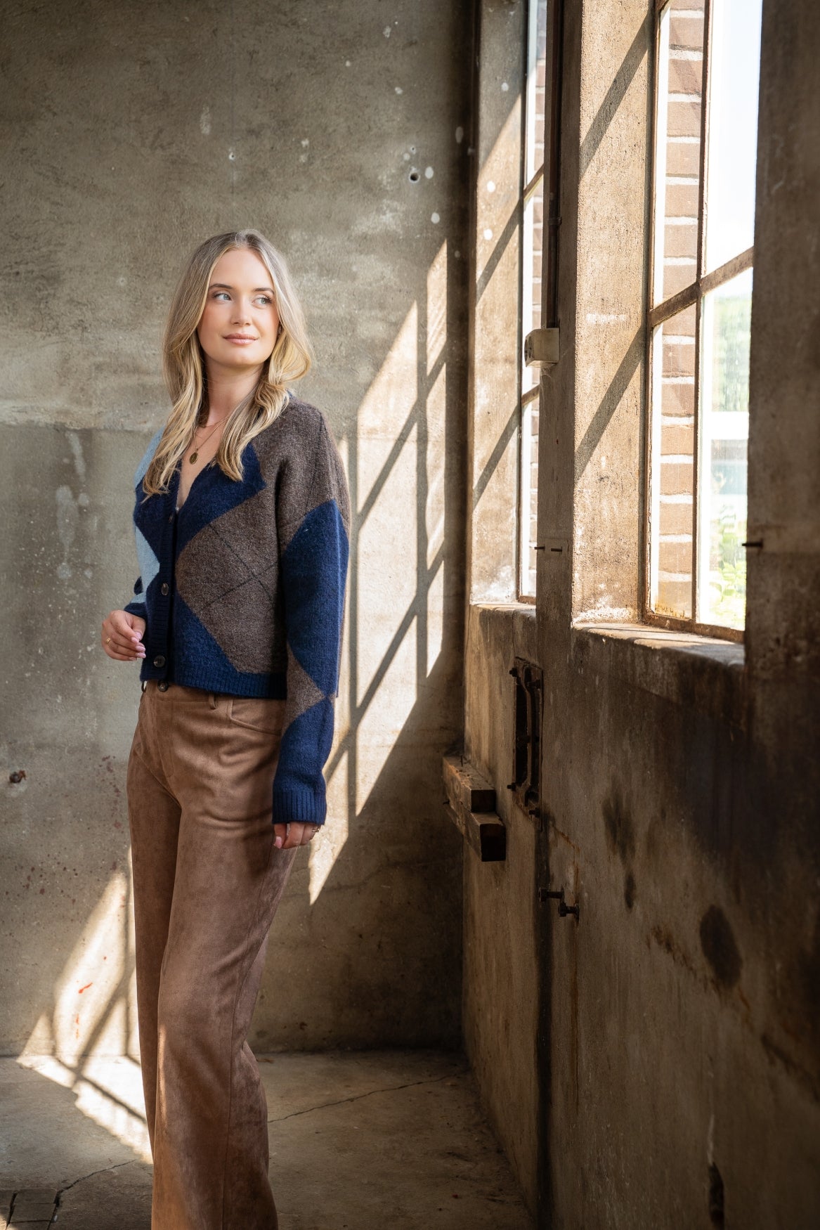 Pantalon Sheffield Suedine | Brown