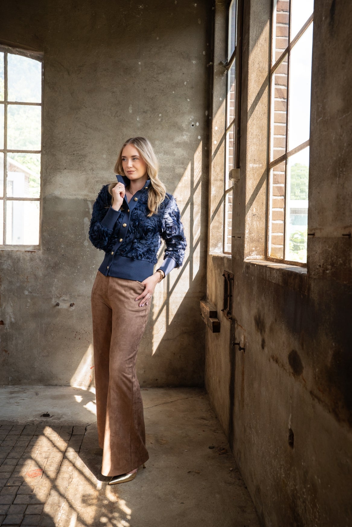 Pantalon Sheffield Suedine | Brown