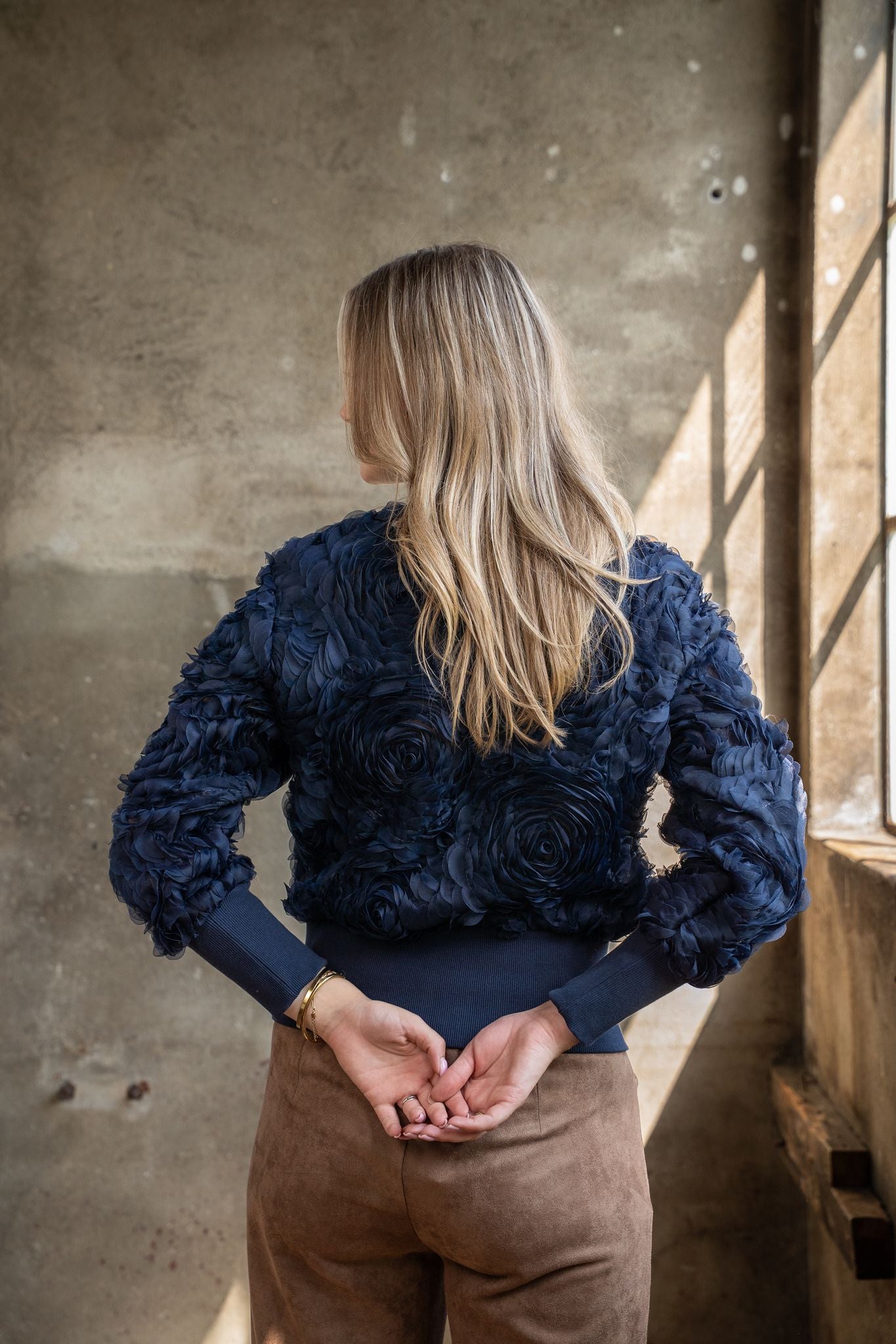 Drava Lasercut Circles | Vintage Indigo