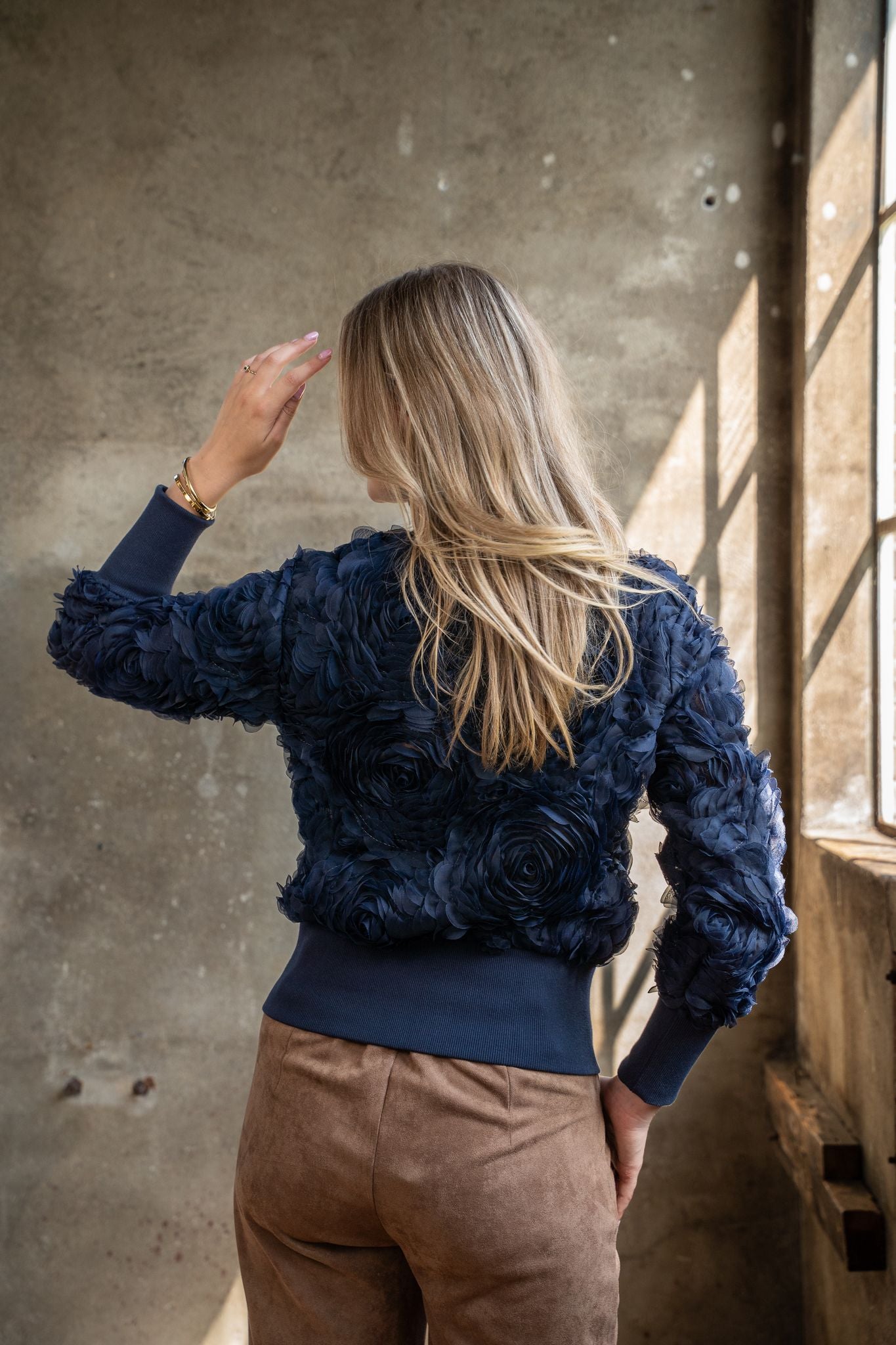 Drava Lasercut Circles | Vintage Indigo