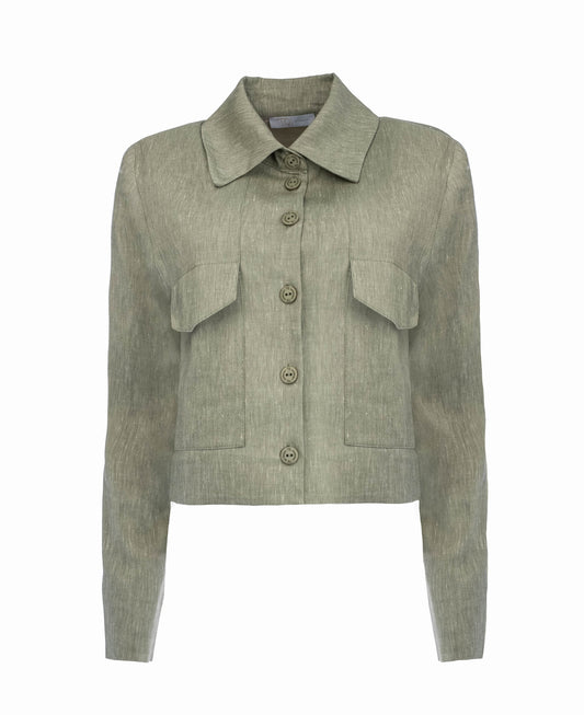 Jasje FleurK Linnen | Green