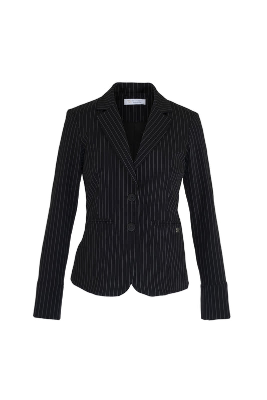 Manja V | Pinstripe Black