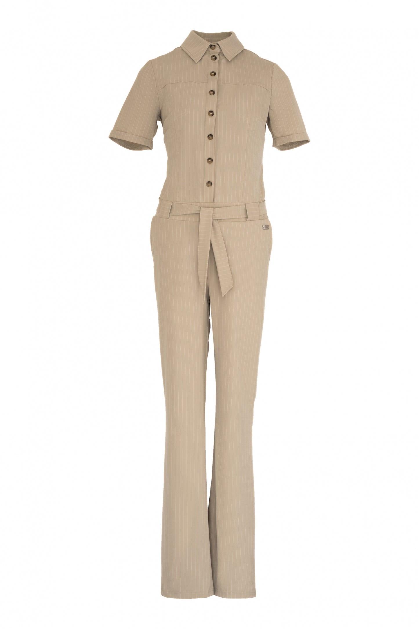 Mara SS | Stone pinstripe