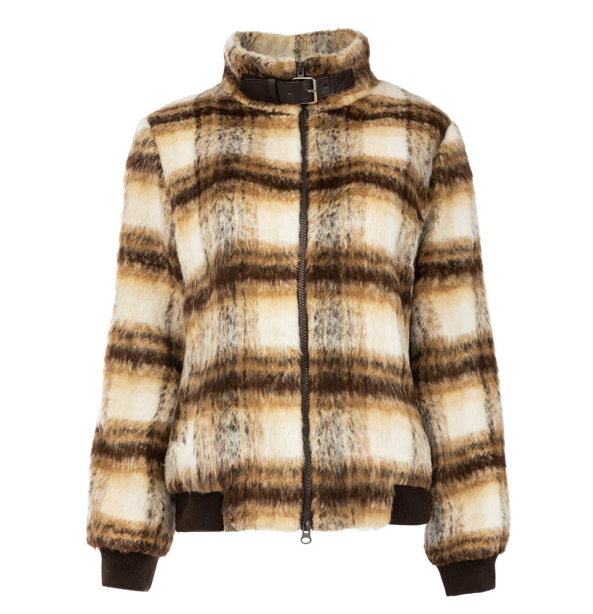 Jas Shields-PP LS-RMJ Tan Multi Check Brushed Woven | Tan