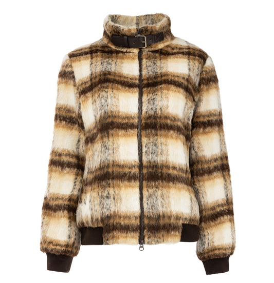 Jas Shields-PP LS-RMJ Tan Multi Check Brushed Woven | Tan