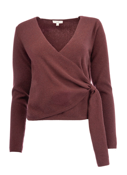 Shelby Pes/Wo Fine rib | Bordeaux melange