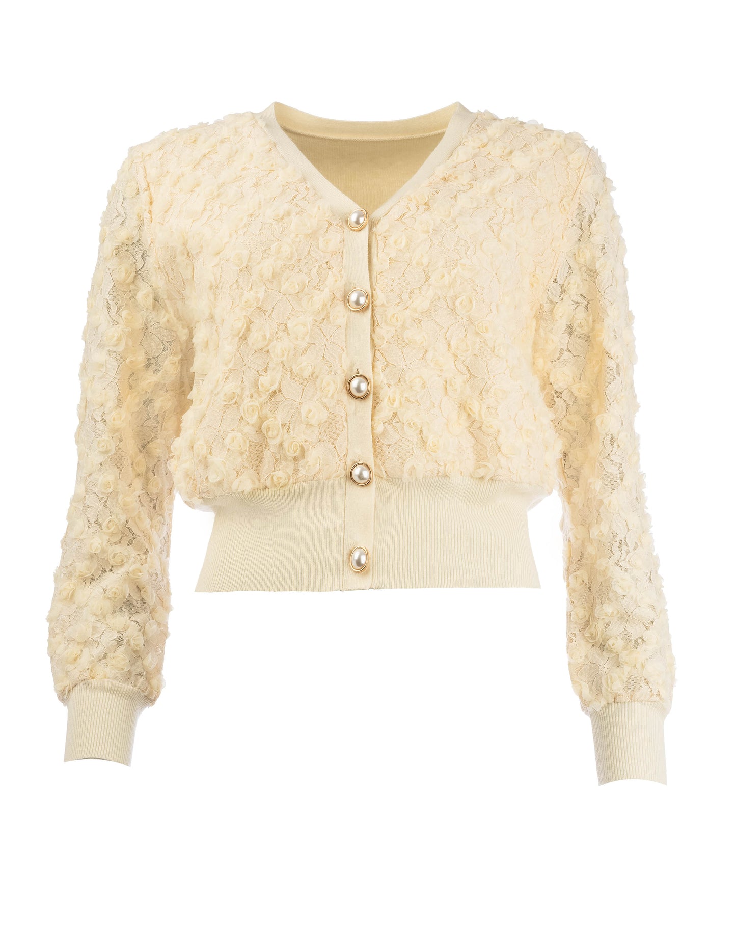 Setya Flower Embroidery | Creme