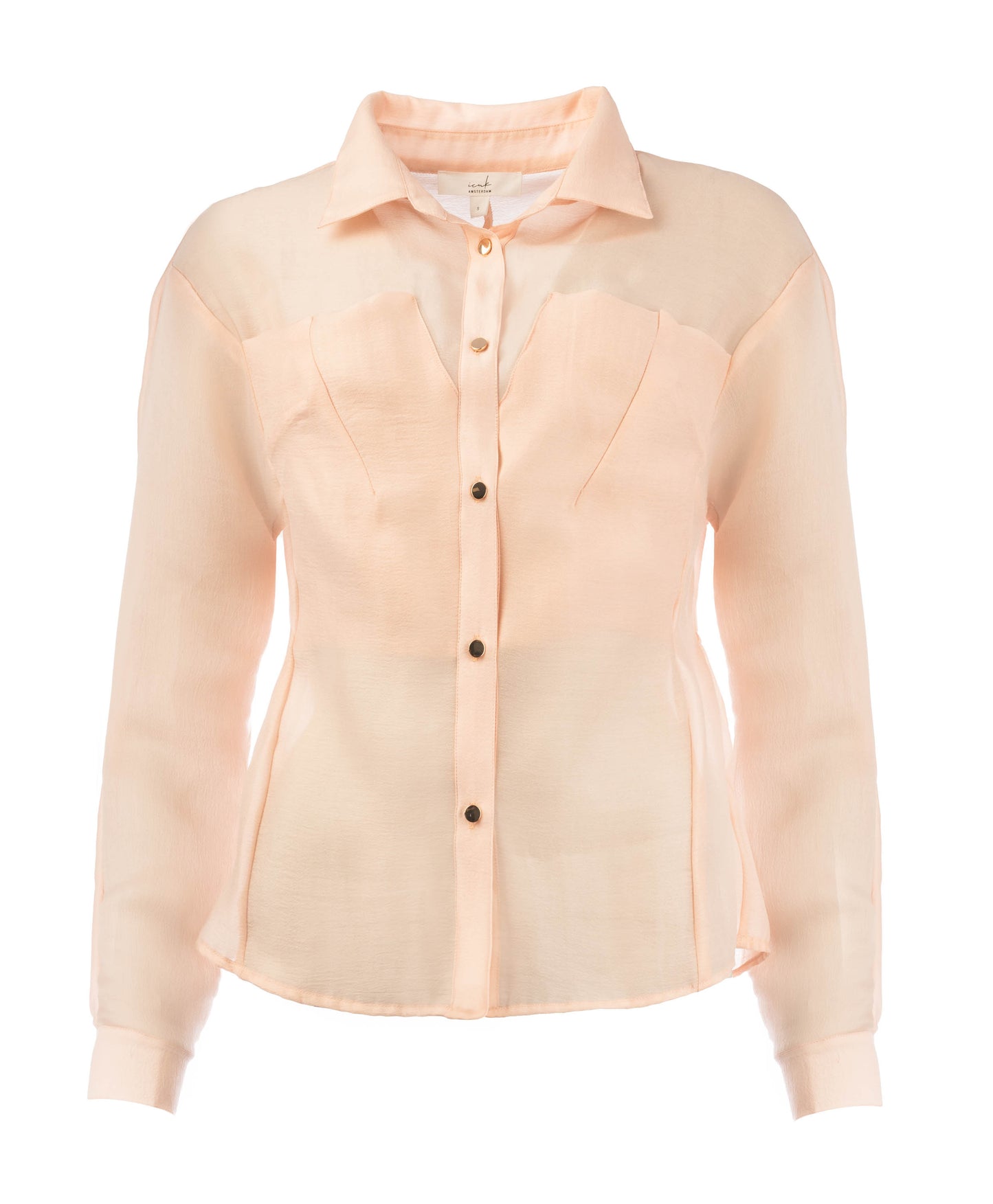 Saphia Transparent crepe | Salmon