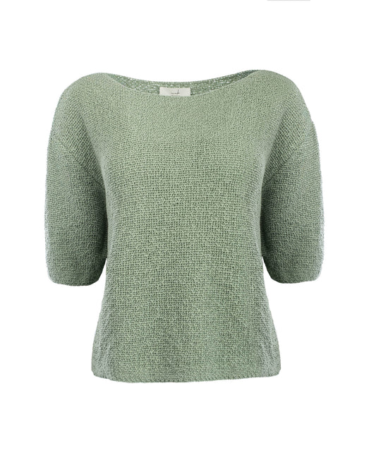 Sweater Nikkie Tape Yarn | Dark Mint