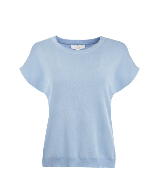 Rinske crepe rib | Jeans Blue