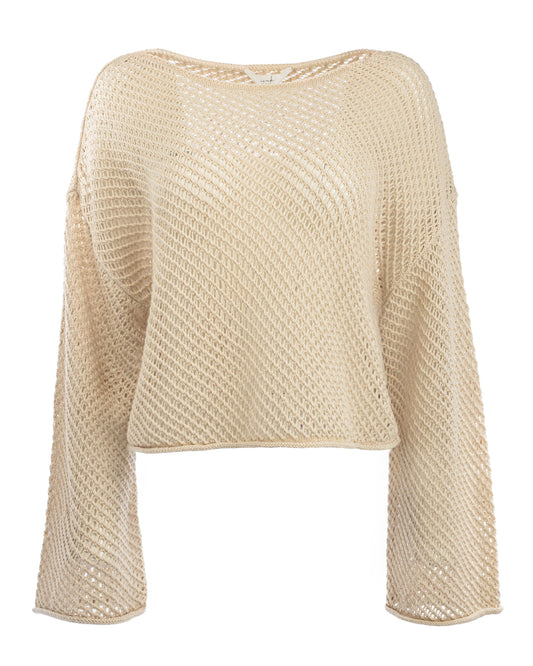 Top Carolina Open Knit | Beige