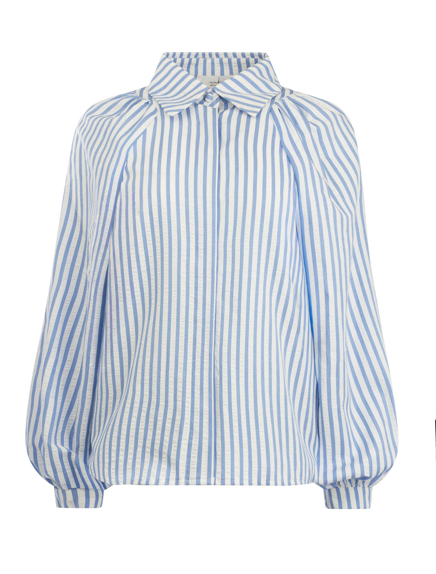 Lexie Seersucker Stripe | Jeans Blue