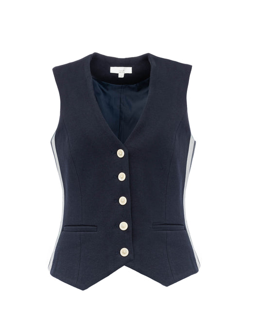 Gilet Naveah Knitted Pique | Navy