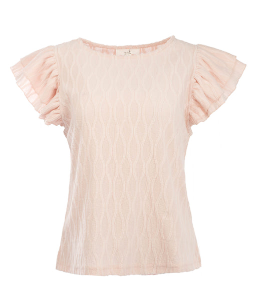Top Celyna Wave Jacquard | Salmon