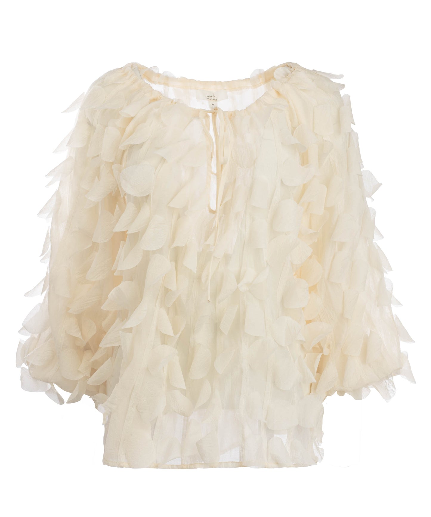 Top Nicci Lasercut Circles | Off White