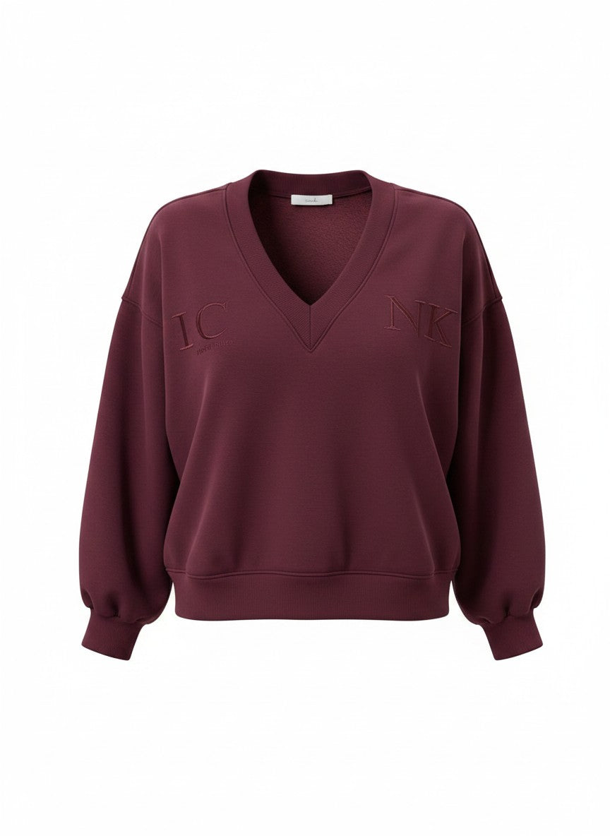 Sweater Truze Fleece | Bordeaux