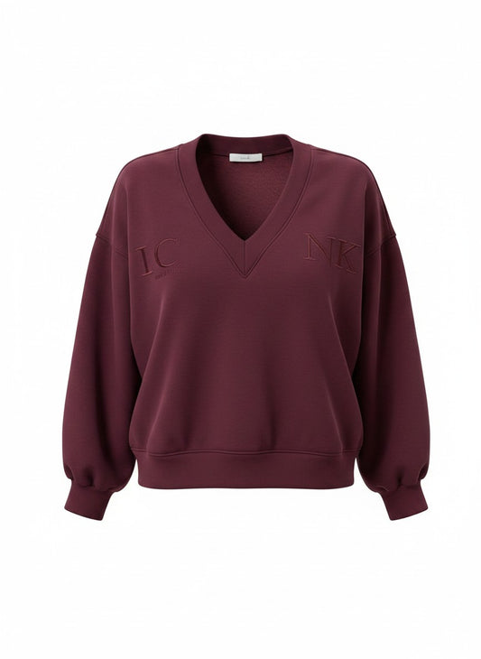 Sweater Truze Fleece | Bordeaux