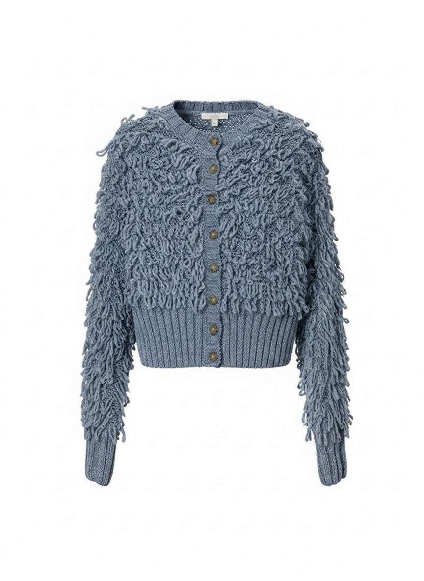 Vest Ivana Loop Knit | Jeans Blue
