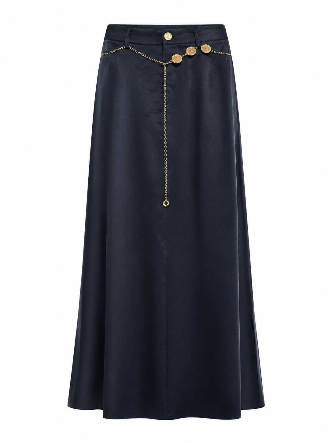 Rok Celiste Shiny Satin | Navy